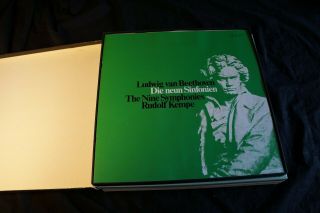 Beethoven Complete 9 Symphonies Kempe RARE 8 - LP BOX NM EMI SQ Quadraphonic 2