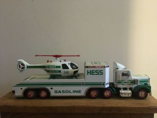 Hess 1995 Hess Truck And Helicopter W/box