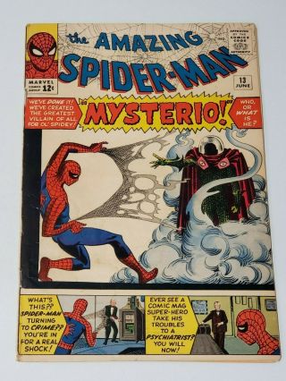 Spider - Man 13 Vol 1 Upper Mid Grade 1st Appearance Mysterio