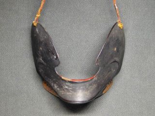 Antique Tetsu - Sabiji - Nuri Menpo Iron Mask Of Yoroi Japanese Edo Samurai