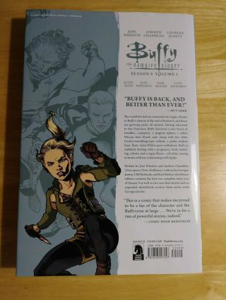 Buffy the Vampire Slayer Library Edition Season 9 Vol 1 Hardcover Dark Horse HC 2