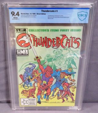 Thundercats 1 (first Appearance) Cbcs 9.  4 Nm Marvel Star Comics 1985 Cgc