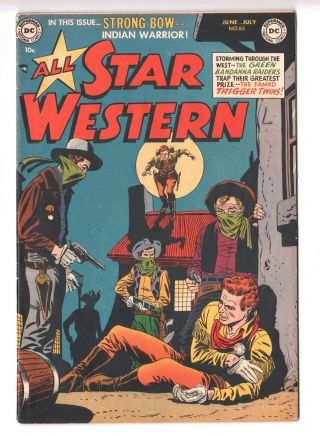All - Star Western 65 (1951 Series) Infantino,  Gil Kane Art Dc 1952 Fn -