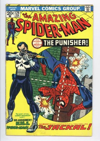 Spider - Man 129 Vol 1 Higher Grade 1st App Of The Punisher