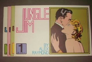 Jungle Jim By Alex Raymond Sundays Sc Volumes 1 - 3,  7 - 11 Series A - Club Anni Trenta