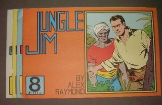 Jungle Jim by Alex Raymond Sundays SC Volumes 1 - 3,  7 - 11 Series A - Club Anni Trenta 2