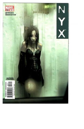 Nyx 3,  4 & 5 (2004,  Marvel) First Laura Kinney Aka X - 23