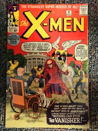 X - Men 2 1st Vanisher,  2nd X - Men Stan Lee Jack Kirby Marvel Comic