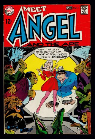 1969 Dc Angel And The Ape 4 Vg/fn
