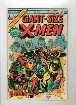 Giant Size X - Men 1 G - 2.  0 Cream To Off White Pages