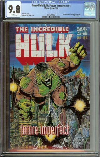 Incredible Hulk: Future Imperfect 1 Cgc 9.  8 Marvel Key 1st Maestro