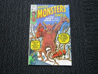 Where Monsters Dwell 6 - 1970,  1st Appearance Groot,  Guardians Of The Galaxy