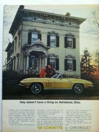 1966 Chevrolet Corvette Italy Doesn 
