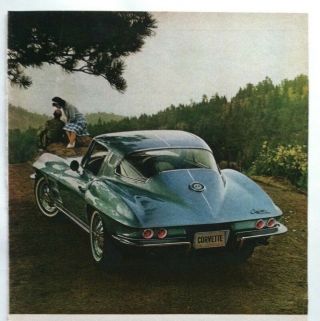 1964 CHEVROLET CORVETTE STING RAY COUPE - JUST A MINUTE - GM VETTE AD 2