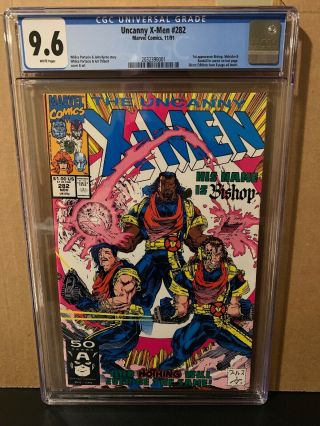 Uncanny X - Men 282 Cgc 9.  6 1st Bishop Marvel Comics