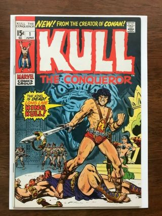 Kull The Conqueror 1 Nm 9.  4 Perfect Spine White Pages Glossy Bright