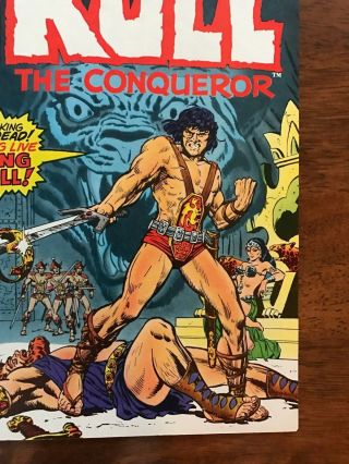 Kull The Conqueror 1 NM 9.  4 Perfect Spine White Pages Glossy Bright 6