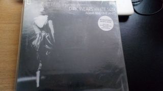 Adam & The Ants " Dirk Wears White Sox " Vinyl  Limited White Vinyl