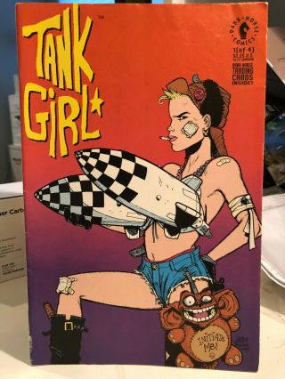 Tank Girl 1 1991 Jamie Hewlett Dark Horse & Trading Cards 1 Starstruck 3 Aliens