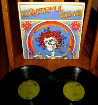 Grateful Dead Self Titled 1971 2 Lp Set Ex - /nm Us Warner Bros Vinyl