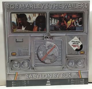 Bob Marley Lp.  Babylon By Bus.  1978 Reggae.  Die Cut Embossed Cover.  Islp11