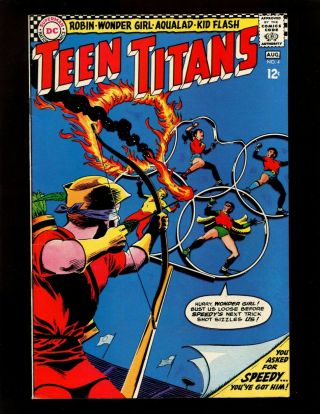 Teen Titans 4 Fnvf Cardy Robin Aqualad Kid Flash Wonder Girl Speedy Olympics