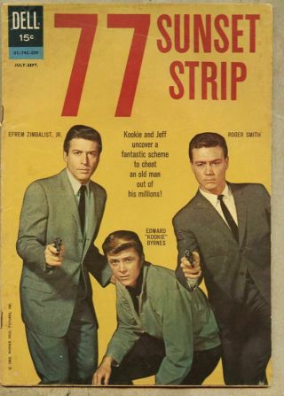 77 Sunset Strip (no) 01 742 209 - 1962 Fn 6.  0 Seventy Seven / Tv Show Dell Comic