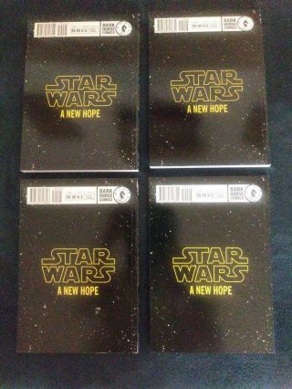 STAR WARS: A HOPE - MANGA Complete Set 1 - 4 NM/M Box to Bag.  NEVER READ. 2