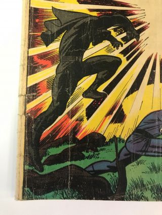 The Fantastic Four 53 Marvel Comics 1966 Jack Kirby VG - Black Panther Origin 4