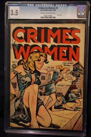 Crimes By Women 3 Cgc 3.  5 Classic Gga Crime Jail Break Cvr