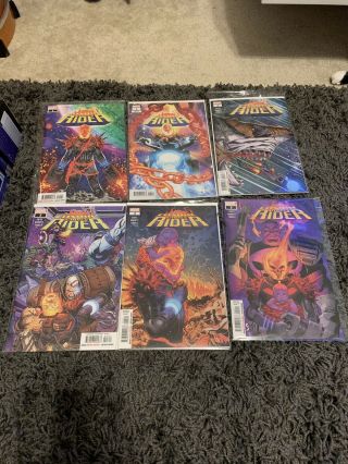Cosmic Ghost Rider 1 - 5 Complete First Print Set Plus Deodato Variant 1