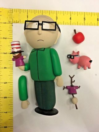 Mr Garrison Hat Stick Pig South Park Mezco 100 Complete Series 2 Action Figure