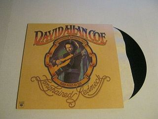 David Allan Coe Longhaired Redneck Lp Vinyl Album 12 " Record Kc 33916 1976