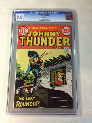 Johnny Thunder 1 Cgc 9.  8 Top Graded,  1 Of 1,  Only 9.  8,  Western,  1973,  Nighthawk