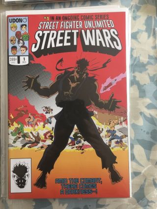 Street Fighter Unlimited 1 Cover D Secret Wars Vo Homage Cover
