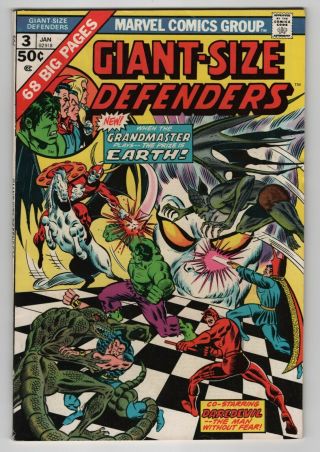 Giant - Size Defenders 3 Vg,  1st Korvac Next Marvel Cinematic Villain Daredevil
