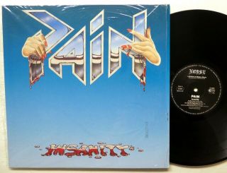 Pain Insanity Lp - Noise Germany 1986 Heavy Metal Rp381