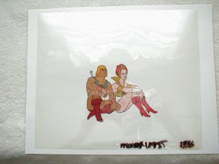 1983 He - Man And The Masters Of The Universe Orig Hand Painted Production Cels