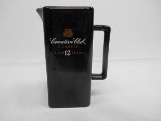 Old Vintage Canadian Club Whiskey Pitcher Pourer Advertising Distillery Barware