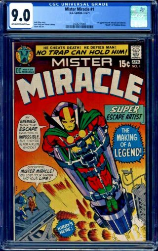 Mister Miracle 1 Cgc 9.  0