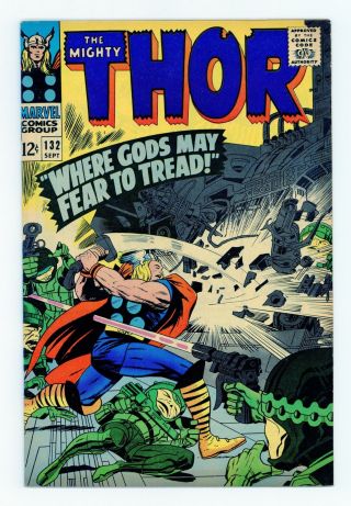 Thor (1st Series Journey Into Mystery) 132 1966 Vg/fn 5.  0