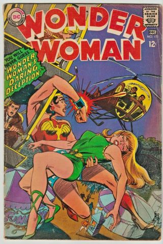 Wonder Woman 173 Dc Comics Silver Age Dec 1967 Novick Cover Vg,  Scarce