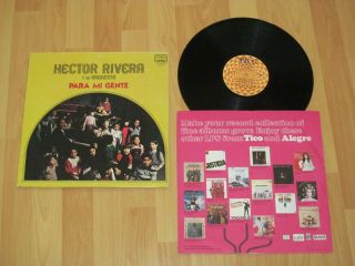 Hector Rivera Y Su Orquesta ‎– Para Mi Gente / Tico Records / Vg,  Lp