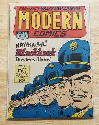 Golden Age Comic: Modern Comics 55 (november,  1946) Near (-)
