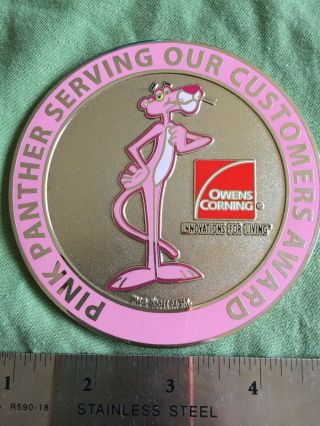 Pink Panther Owens Corning Award Rare