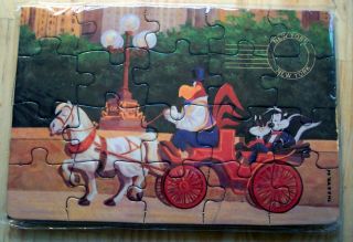 Pepe Le Pew Puzzle Postcard Looney Tunes Penelope Foghorn Leghorn Warner Bros Ny