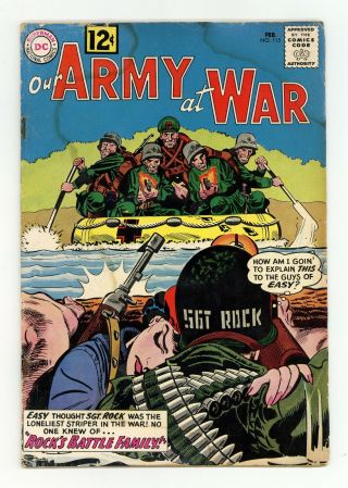 Our Army At War 115 1962 Fr 1.  0