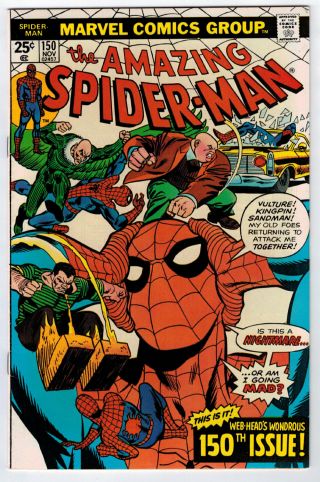 Spider - Man 150 7.  0 Clone Story Off - White Pages Bronze Age