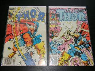 The Mighty Thor 337 & 339 (1983) Marvel 1st Beta Ray Bill & 1st Stormbreaker