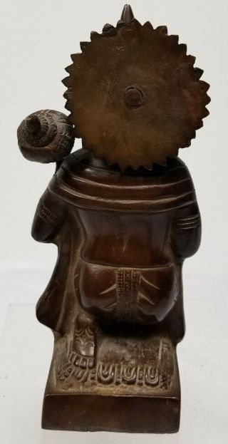 Antique Vintage Indian Bronze Hanuman Deity Figure Monkey God Hindu 5